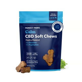 Honest Paws Calm Soft Chews for Dogs (Poultry Flavored)