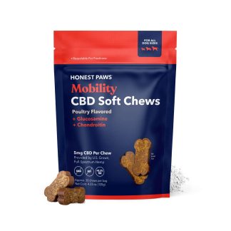 Honest Paws Mobility Soft Chews for Dogs (Poultry Flavored)
