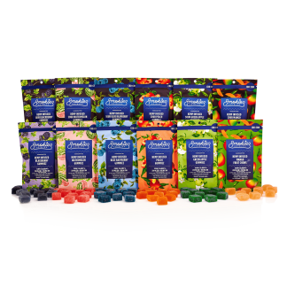 All flavors of Smokiez Gummies with 250mg CBD & 100mg CBN