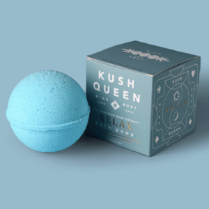 Kush Queen Relax 1:1 CBD & Delta 9 THC Bath Bomb