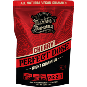 Tillmans Tranquils Cherry Sleep Perfect Dose 25:2:1 THC Gummies