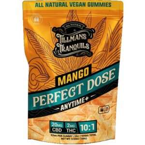 Tillmans Tranquils Mango Anytime Perfect Dose 10:1 CBD:THC Gummies
