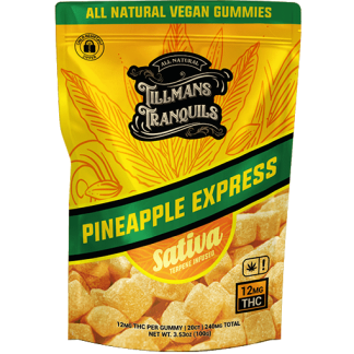 Tillmans Tranquils Pineapple Express Sativa 12mg THC Gummies
