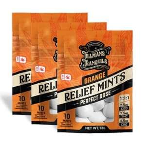 Tillmans Tranquils Orange Relief THC Mints